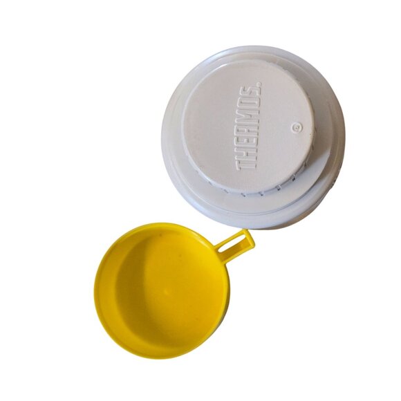 Sesame Street Snuffy and Big Bird Thermos Lunchbox Yellow Vintage 2001 NOS - Picture 12 of 16